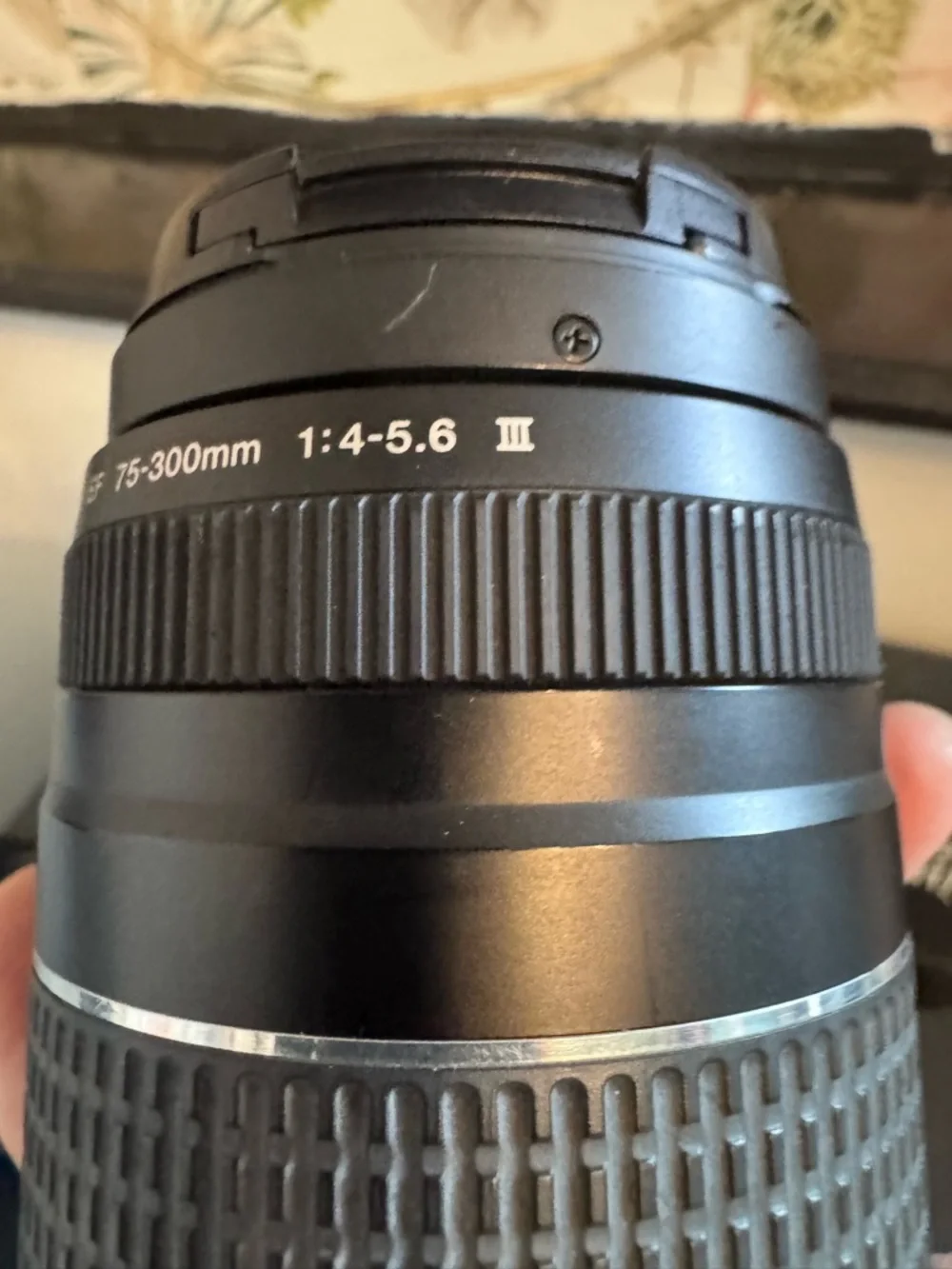 Canon Black Telephoto Zoom Lens with AF/MF Switch